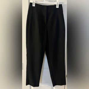 Black Zara High Waisted Work Pants